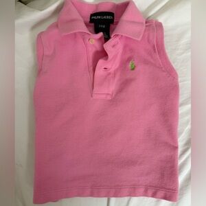 24 Month Pink Polo Shirt for Girls